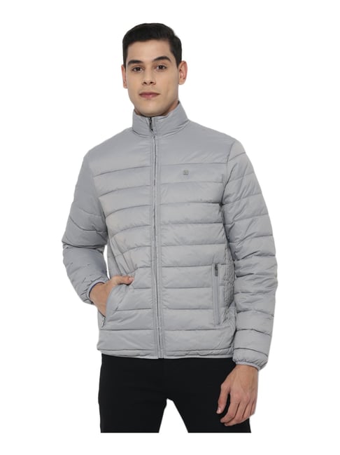 Buy Allen Solly Grey Cotton Regular Fit Quilted Jackets for Mens Online @  Tata CLiQ