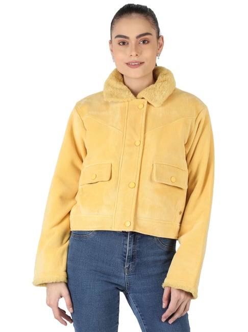 Monte Carlo Yellow Regular Fit Jacket-picture-41
