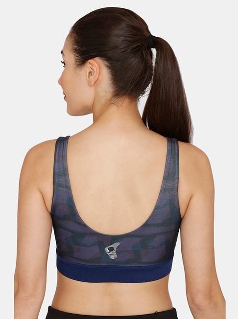 Buy Zelocity by Zivame Multicolor Printed Sports Bra for Women Online @  Tata CLiQ