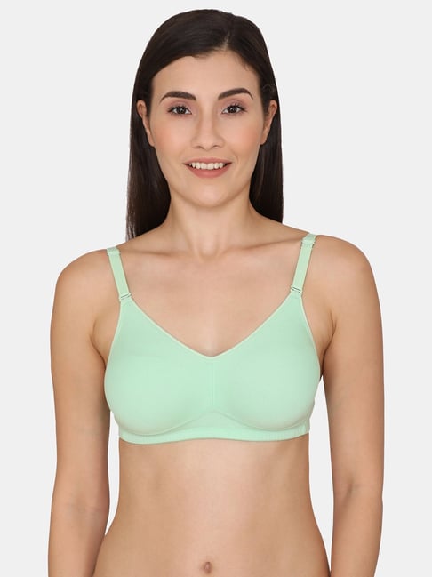 Zivame Green Non Wired Non Padded T-Shirt Bra