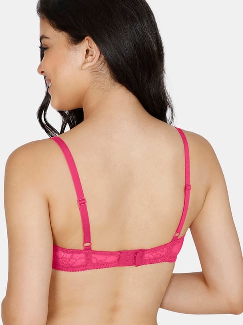 Buy Clovia Padded Non Wired Medium Coverage Push-Up Bra - Pink at Rs.450  online