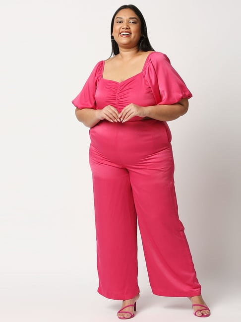 Buy Twenty Dresses Pink Full Length Jumpsuit for Women Online