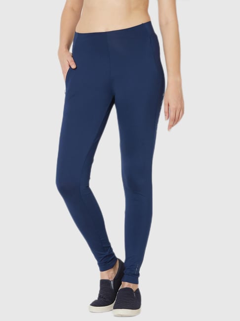 Buy Sweet Dreams Navy Skinny Fit Leggings for Women Online @ Tata CLiQ