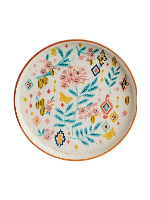 Chumbak Ivory Farmhouse Platter-picture-22