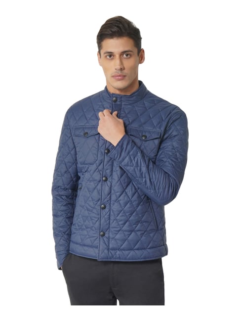 Blackberrys Navy  Slim Fit Quilted Jacket