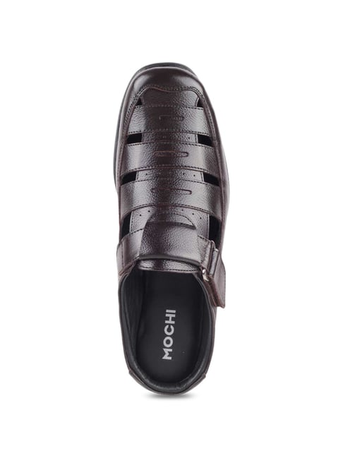 Buy Mochi Men's Brown Fisherman Sandals for Men at Best Price