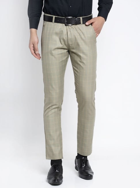 Tapered trousers - Green - Ladies | H&M IN