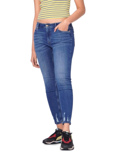 Only Blue Distressed Jeans