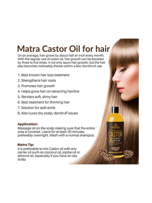 Casa De Amor Organic Cold Pressed Castor Oil For Hair Growth And Skin