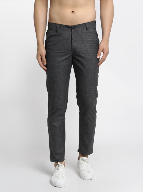 Allen Solly Casual Trousers  Buy Allen Solly Grey Casual Trouser Online   Nykaa Fashion