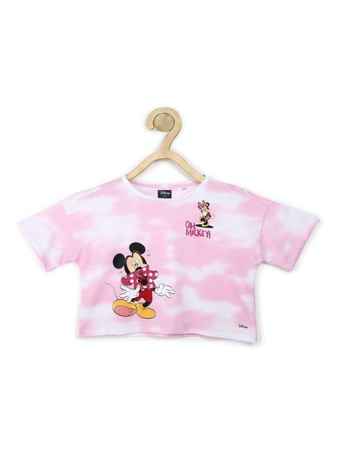 Allen Solly Junior Pink Printed T-Shirt