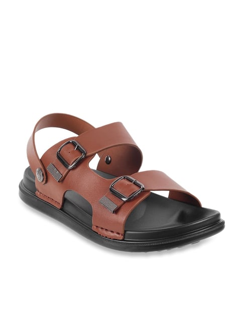 Mochi Men's Tan Sling Back Sandals