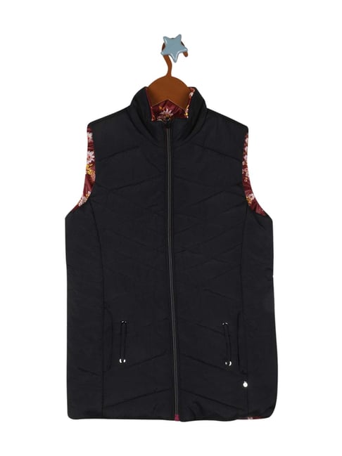 Monte Carlo Kids Black Regular Fit Reversible Jacket-picture-35