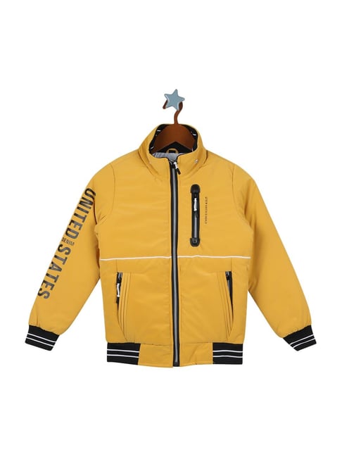 Buy Monte Carlo Kids Yellow Regular Fit Jacket for Boys Clothing Online Tata CLiQ