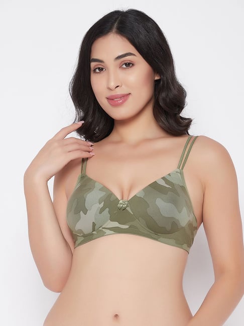 INTIMATES Green Padded Non-Wired T-shirt Bra