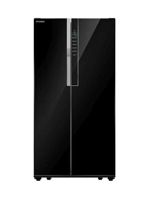 Hyundai 563 L Inverter Frost Free Side by Side Refrigerator (Black, HGP563...