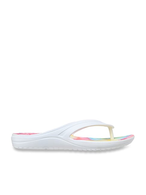 Skechers Women's BAY BREEZE SPONTANEOUS White Multi Lifestyle Slippers