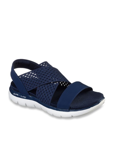 Buy Skechers Women s Navy Floater Sandals for Women at Best Price