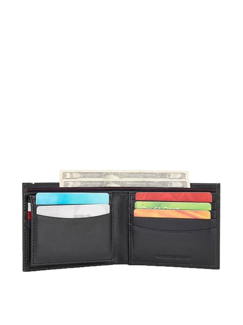 Buy Tommy Hilfiger Black Formal Bi-Fold Wallet for Men Online At Best ...