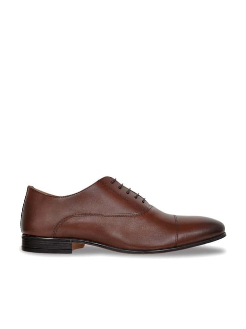 Allen Cooper Men's Brown Oxford Shoes