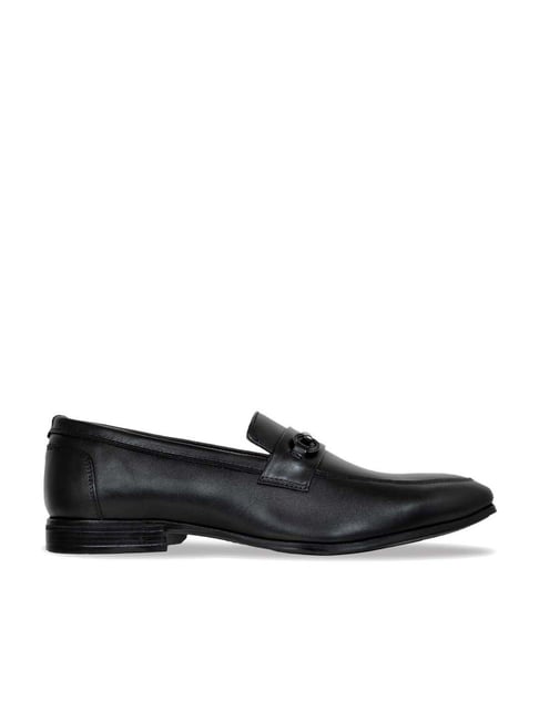 Allen Cooper Men's Black Casual Loafers