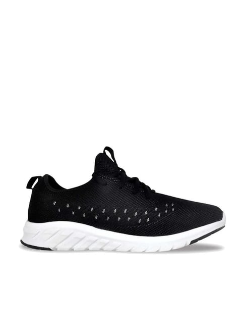 Allen Cooper Men's Black Running Shoes