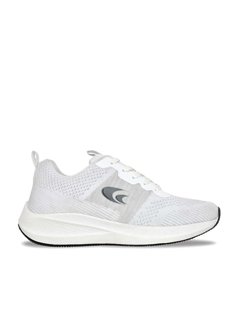 Allen Cooper Men's White Running Shoes