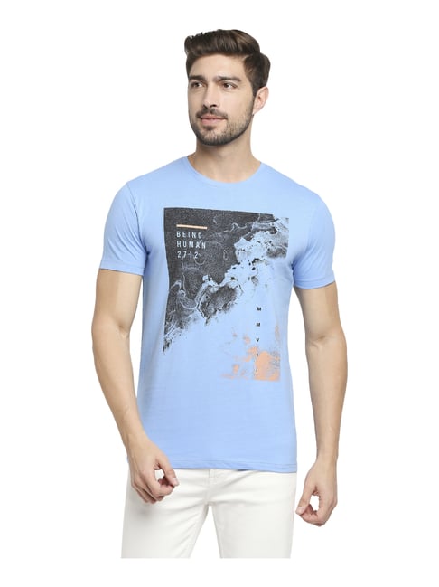 Being human round neck t clearance shirts