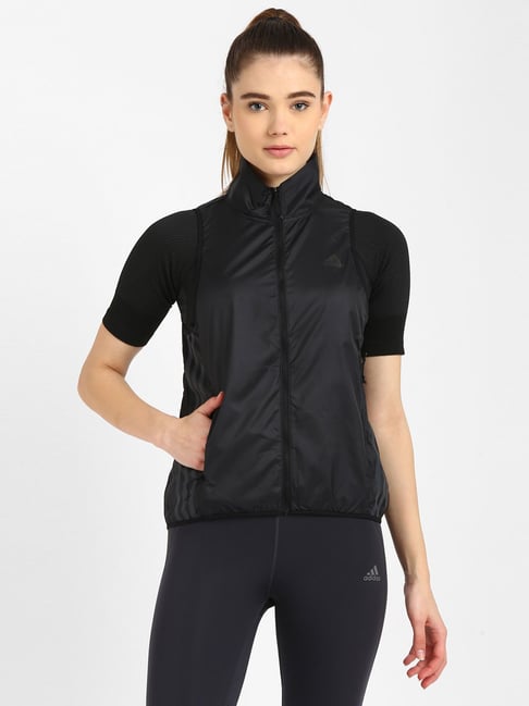 Buy Adidas Black Slim Fit Jacket for Women Online @ Tata CLiQ