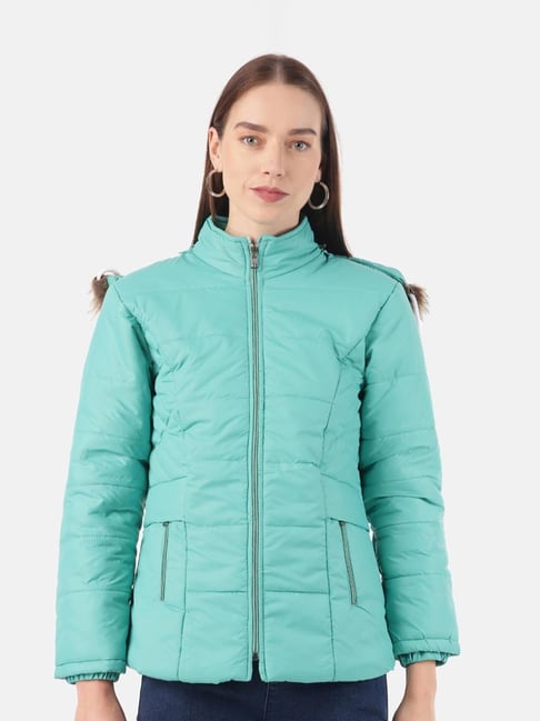 VOXATI Turquoise Quilted Jacket