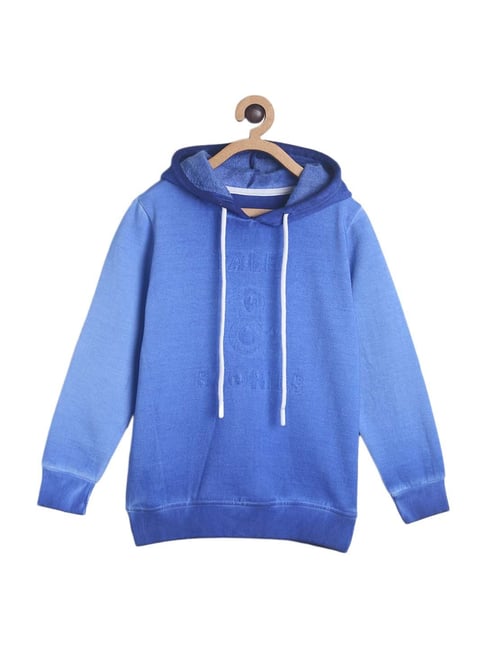 Tales & Stories Kids Blue Regular Fit Hoodie