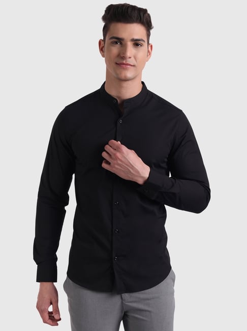 United Colors Of Benetton Black Slim Fit Shirt