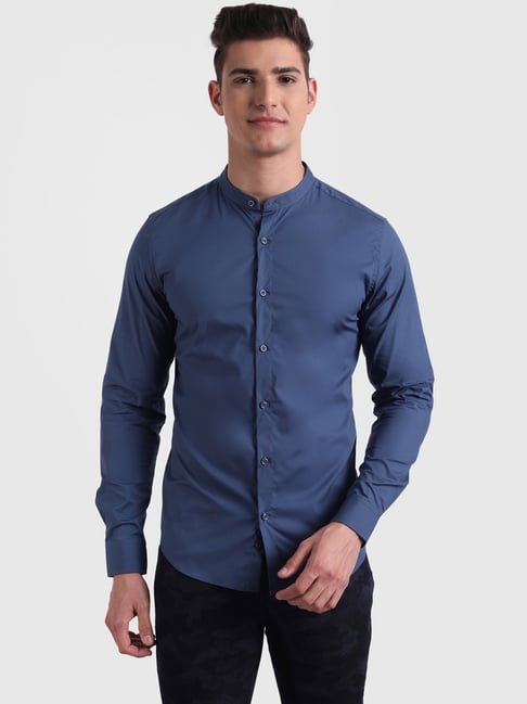 United Colors Of Benetton Blue Slim Fit Shirt