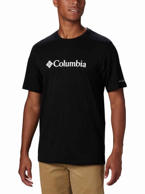 lejlighed Andet konstant Buy Columbia Black Crew T-Shirt for Men's Online @ Tata CLiQ