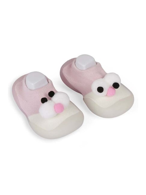 Buy Baby Moo Kids Pink Off White Pair Of Shoes for Boys Clothing