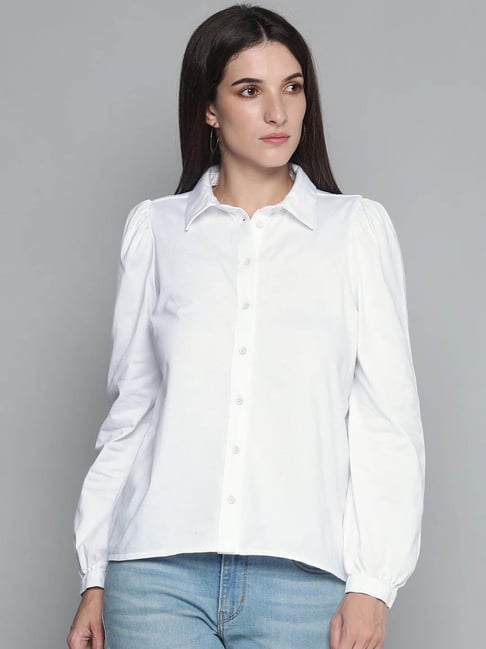 Levi's White Relaxed Fit Shirt Price in India