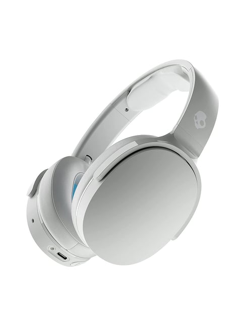 Skullcandy Hesh Evo S6HVW-P751 On The Ear Bluetooth Headphone with Mic (Light Grey/Blue)