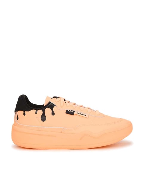 Adidas Originals Women's NEW HER COURT Orange Sneakers