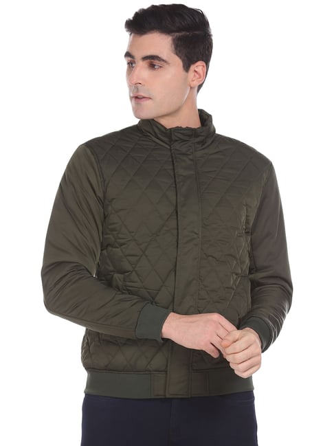 U S Polo Assn U.S. Polo Assn. Green Regular Fit Quilted Jacket