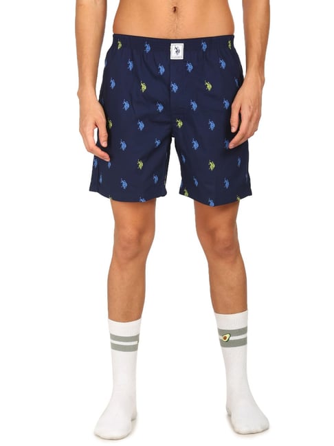 U.S. Polo Assn. Navy Regular Fit Printed Boxers-picture-20