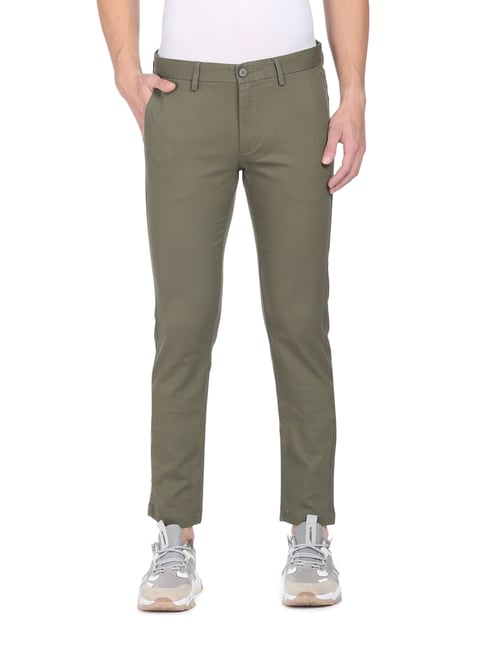 U S Polo Assn U.S. Polo Assn. Green Cotton Regular Fit Chinos