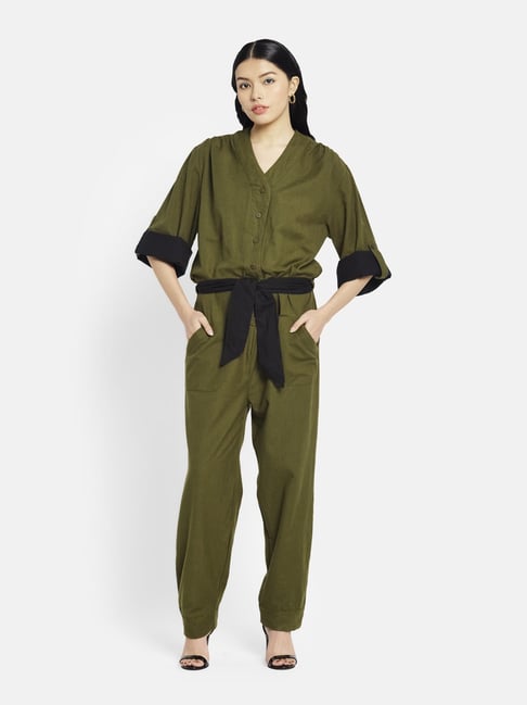 OLIVE JUMPSUIT