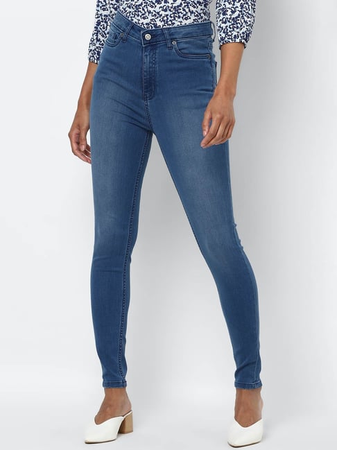 Solly by Allen Solly Navy High Rise Jeans