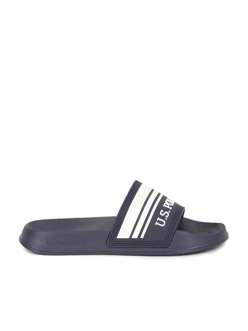 U.S. Polo Assn. Men s Nilsson Blue Slide Sandals