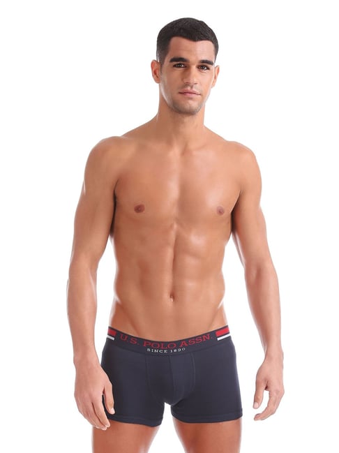 U.S. Polo Assn. Navy I641 Mid-Waist Solid Trunks-picture-45