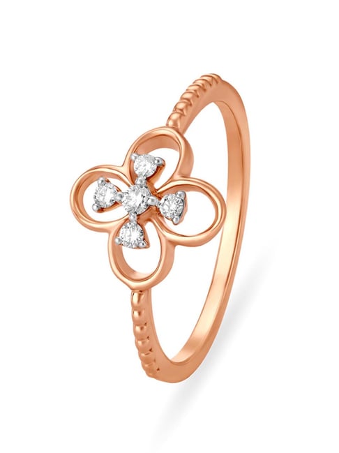 Tanishq hot sale flower ring