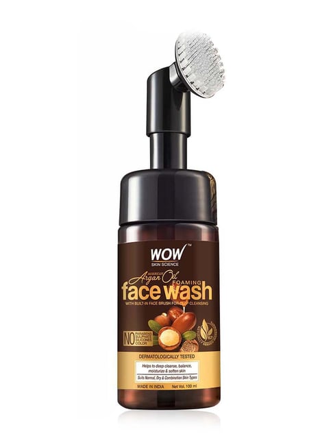 Buy WOW Skin Science Moroccan Argan Oil Face Wash - 100 ml Online At Best  Price @ Tata CLiQ