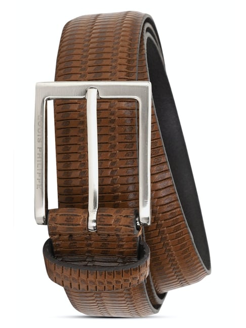 Buy Louis Philippe Brown Solid Wide Belt for Men at Best Price @ Tata CLiQ