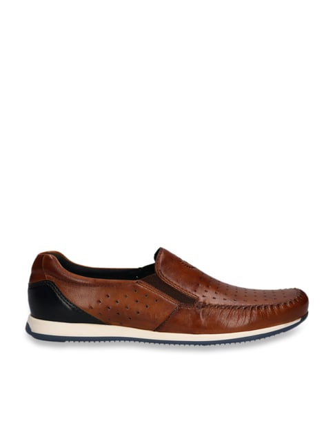 Bugatti Men's Cognac Casual Slip-Ons