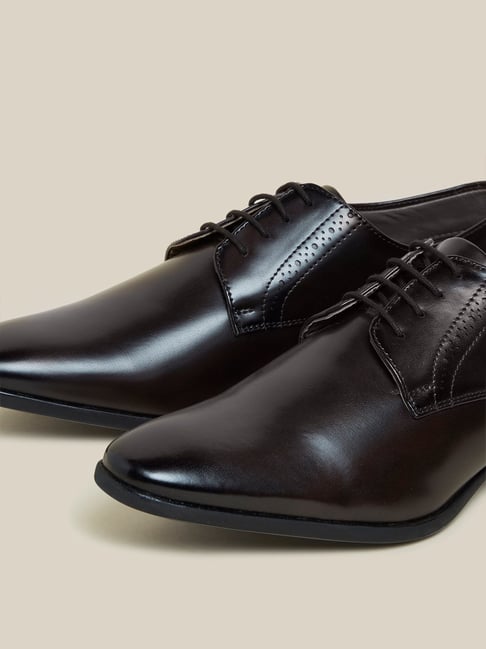 Soleplay By Westside Dark Brown Lace-up Derby Shoes-soleplay-footwear 